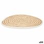 Table Mat White Cotton Marine algae (24 Units)