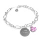 Bracciale Conchiglia Viola "Beach Please" Donna in Acciaio