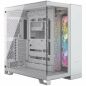 Case computer desktop ATX Corsair iCUE LINK 6500X RGB Bianco