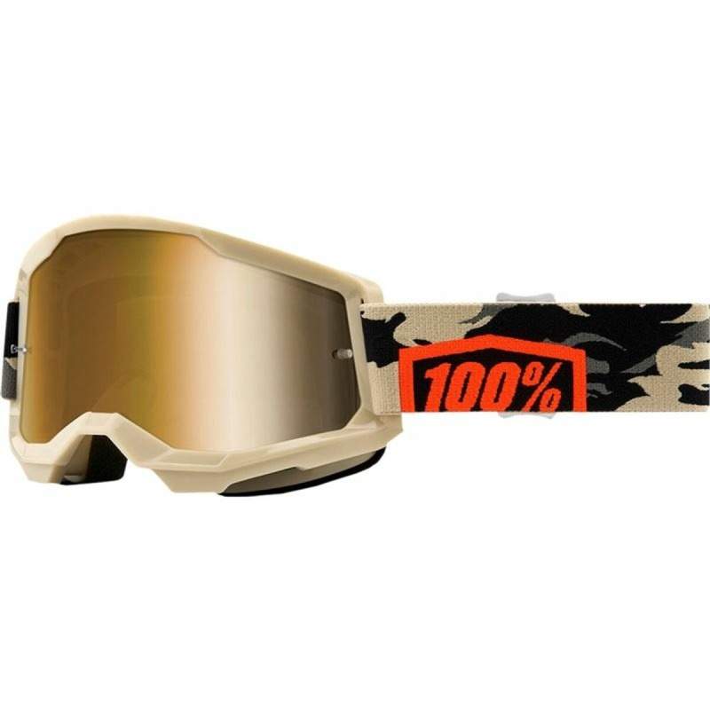 Sunglasses 100 % Downhill Strata 2 Goggle Kombat Beige One size Motocross