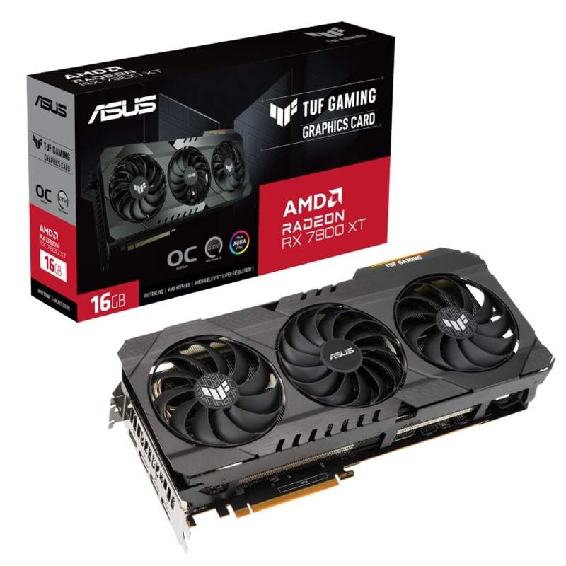 Graphics card Asus TUF RX 7800XT OC GDDR6 16 GB