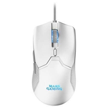 Tastiera e Mouse Gaming Mars Gaming MCPXWES Bianco Qwerty in Spagnolo QWERTY LED RGB