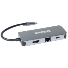 USB Hub D-Link Grey (1 Unit)