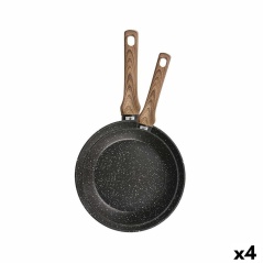 Set of pans Quttin Ecoligical Toughened aluminium 2 Pieces (4 Units)