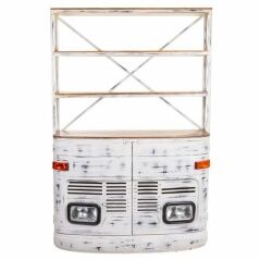 Mobile bar Alexandra House Living Bianco 40 x 225 x 150 cm