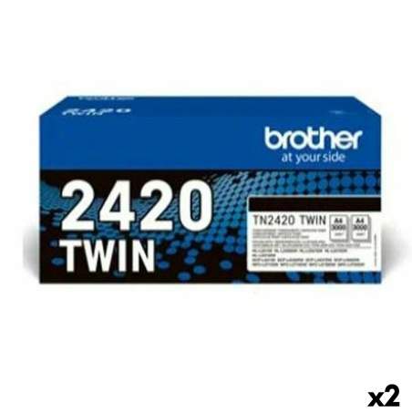 Toner Brother HLL2310D 2350DW 2370DN 2375DW MFCL2710DW 2730DW 2750DW Black (2 Units)