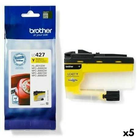 Cartuccia ad Inchiostro Originale Brother MFCJ5955DW, MFCJ6955DW Giallo (5 Unità)