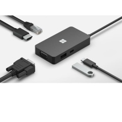 USB Hub Microsoft 1E4-00003 Black