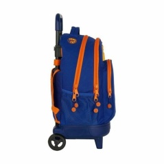 Trolley per la Scuola Compact Valencia Basket M918 Azzurro Arancio (33 x 45 x 22 cm)