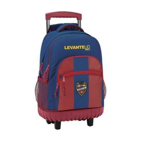 Trolley per la Scuola Compact Levante U.D. 611820818 Azzurro Rosso Rubino (32 x 45 x 21 cm)