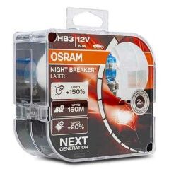 Lampadina per Auto OS9005NL-HCB Osram OS9005NL-HCB HB3 60W 12V (2 Pezzi)