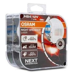 Lampadina per Auto OS9006NL-HCB Osram OS9006NL-HCB HB4 51W 12V (2 Pezzi)