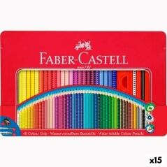 Colouring pencils Faber-Castell Multicolour (15 Units)