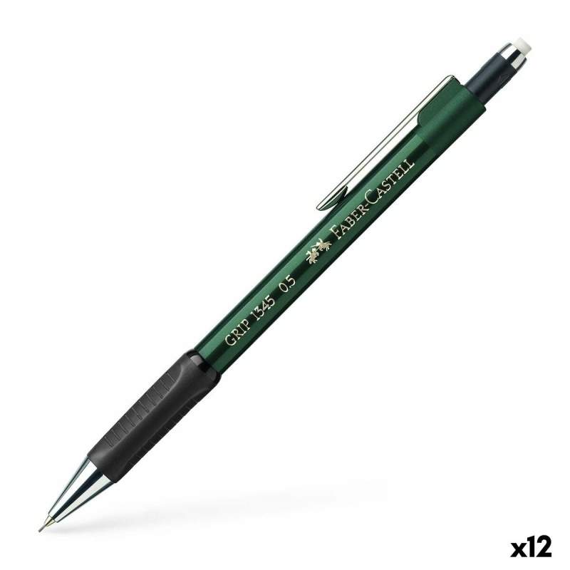 Portamine Faber-Castell Grip 1345 Verde 0,5 mm (12 Unità)