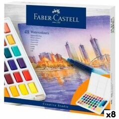 Watercolour paint set Faber-Castell Creative Studio (8 Units)