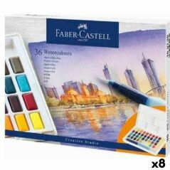 Set per Pittura ad Acquarello Faber-Castell Creative Studio (8 Unità)