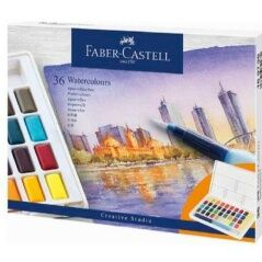 Watercolour paint set Faber-Castell Creative Studio (8 Units)