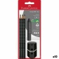 Pencil Set Faber-Castell Black (5 Units) (10 Units)