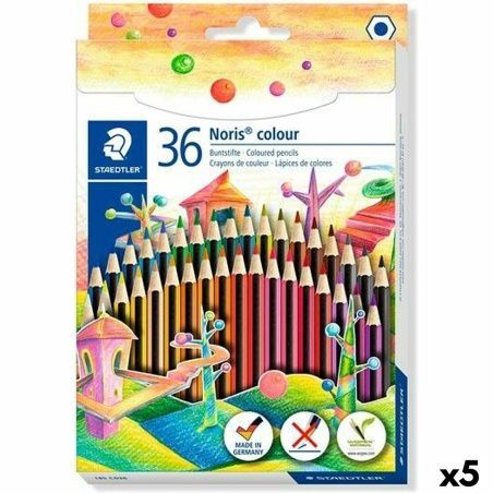 Matite colorate Staedtler Noris Colour Wopex Set Multicolore (5 Unità)