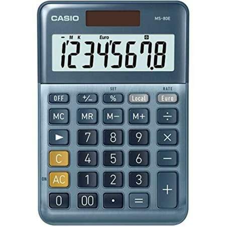 Calcolatrice Casio MS-80E Azzurro (10 Unità)