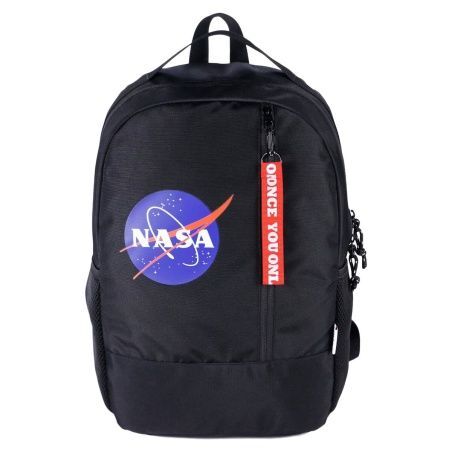 Zaino Scuola DOHE Nasa Logo Nero 32 x 45 x 17 cm