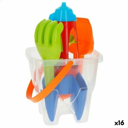 Beach toys set Colorbaby polypropylene (16 Units)