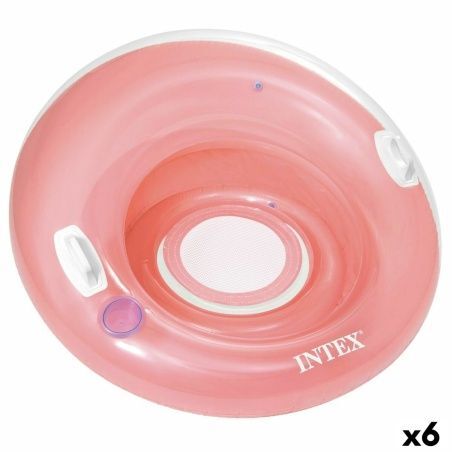 Poltrona da Piscina Gonfiabile Intex Rotondo Ø 119 cm 119 x 119 cm (6 Unità)