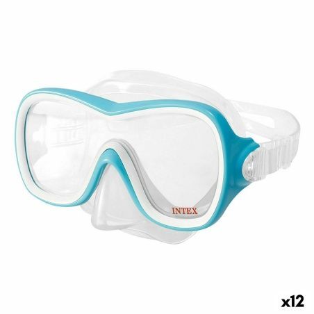 Maschera da Snorkel Intex Wave Rider Azzurro