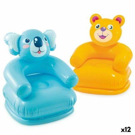 Inflatable Armchair Intex HAPPY ANIMAL 66 x 79 x 64 cm (12 Units)