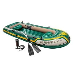 Barca Gonfiabile Intex Seahawk 4 Verde 351 x 48 x 145 cm