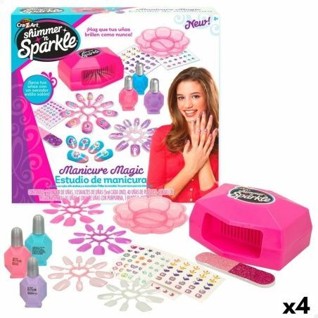 Set dei Manicure Cra-Z-Art MAGIC 11 x 5,5 x 9,5 cm 4 Unità