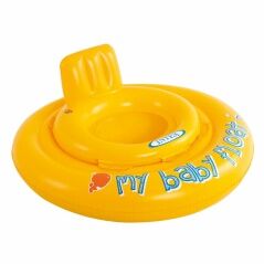 Baby float Intex Yellow 70 x 25 x 70 cm (12 Units)