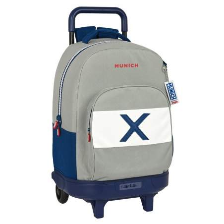 3D School Bag with Wheels Munich College 33 x 22 x 45 cm