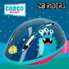 Kit casco e ginocchiere Colorbaby Mostro (4 Unità)