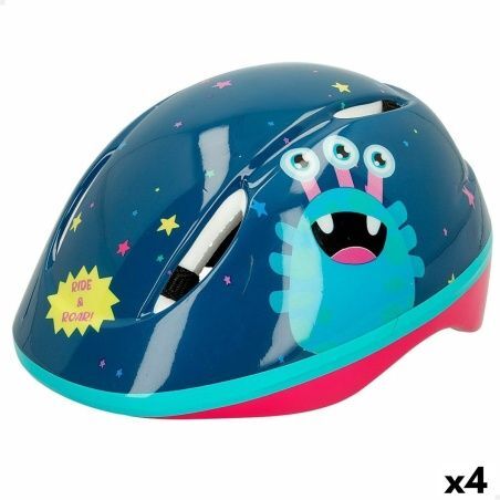 Casco per Bambini Colorbaby Mostro (4 Unità)