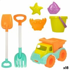 Set di giocattoli per il mare Colorbaby 7 Pezzi Camion (18 Unità)