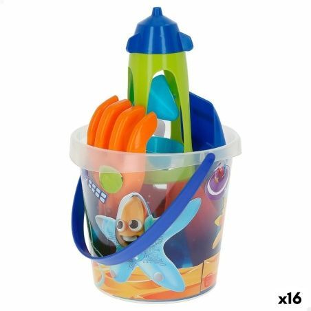 Set di giocattoli per il mare Colorbaby Mr Craby Ø 18 cm polipropilene (16 Unità)