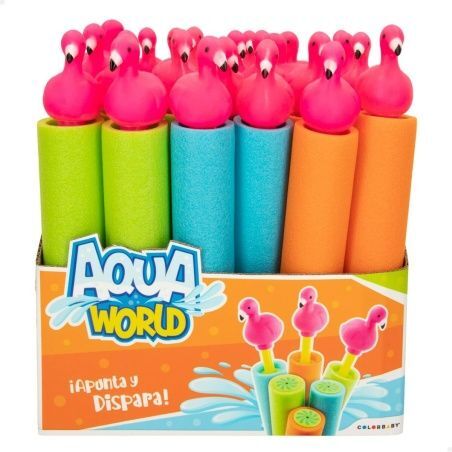 Lancia acqua Colorbaby Fenicottero rosa 80 ml 30 x 5 x 5 cm (24 Unità)