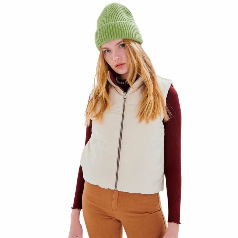 Gilet da Donna 24COLOURS Rosso Beige