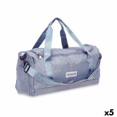 Borsa da Viaggio Azzurro 46 x 25 x 28 cm (5 Unità)