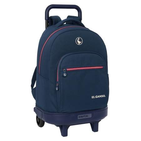 Trolley per la Scuola El Ganso Classic Blu Marino 33 X 45 X 22 cm