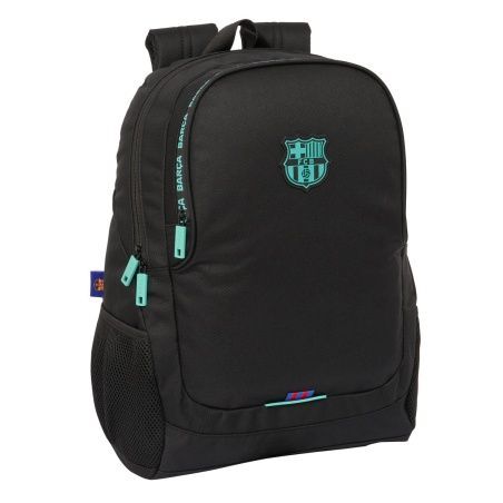 Zaino Scuola F.C. Barcelona Nero 32 x 44 x 16 cm