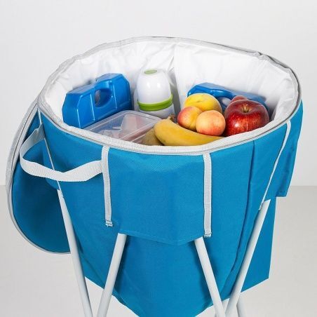 Frigo Portatile Aktive Azzurro Pieghevole Con supporto 43 x 85 x 43 cm (2 Unità)