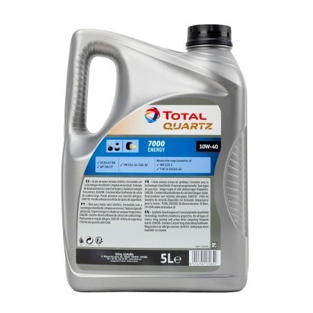 Olio per Motore Auto Total 7000 ENERGY 10W40 5 L