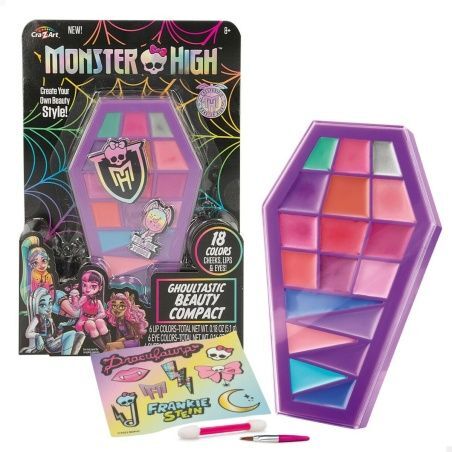 Children's Make-up Set Monster High Feeling Fierce 10 x 16,5 x 2 cm 4 Units