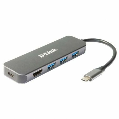 Hub USB D-Link HDMI USB-C