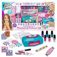 Set dei Manicure Cra-Z-Art Shimmer 'n Sparkle Style Deluxe 14 x 6 x 10 cm 4 Unità Per bambini