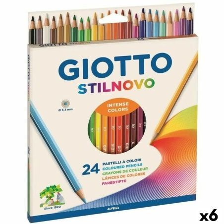 Matite colorate Giotto Stilnovo Multicolore (6 Unità)