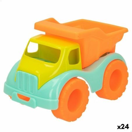 Camion Ribaltabile Colorbaby 18 cm Spiaggia Plastica (24 Unità)