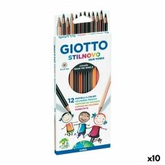 Matite colorate Giotto Stilnovo Skin Tones Multicolore (10 Unità)